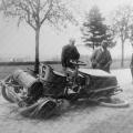 Course Paris-Madrid - P. de Crawhez  sur Panhard & Levassor - 1903